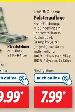 Lidl LIVARNO home Polsterauflage Angebot