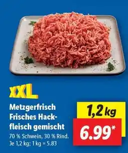 Lidl Metzgerfrisch Frisches Hackfleisch gemischt Angebot