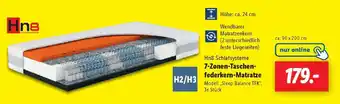 Lidl 7-Zonen-Taschenfederkern- Matratze Angebot