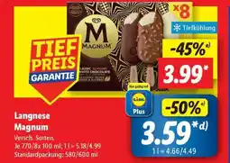 Lidl Langnese Magnum Angebot