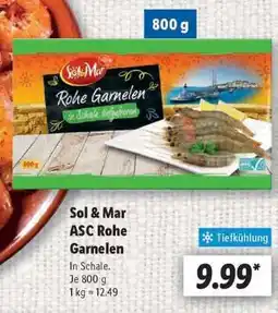 Lidl Sol & Mar ASC Rohe Garnelen Angebot