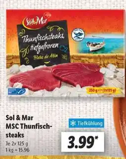 Lidl Sol & Mar MSC Thunfischsteaks Angebot