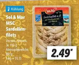 Lidl Sol & Mar MSC Sardellenfilets Angebot