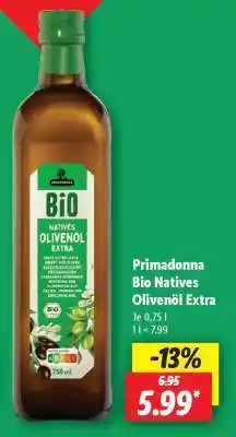 Lidl Primadonna Bio Natives Olivenöl Extra Angebot