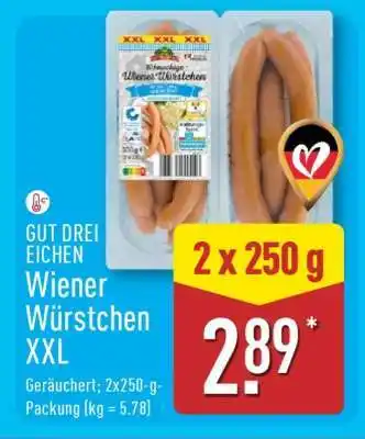 Aldi Nord Wiener Würstchen XXL Angebot