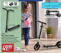 Aldi Nord Alu-/Stunt-Scooter Angebot