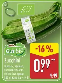 Aldi Nord Zucchini Angebot