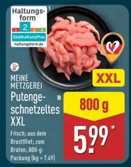 Aldi Nord Putengeschnetzeltes XXL Angebot