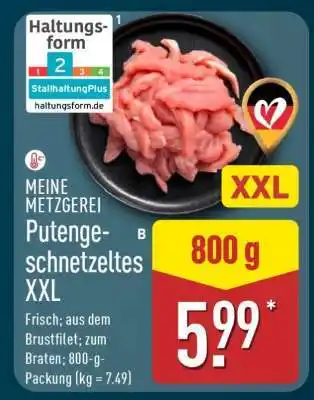Aldi Nord Putengeschnetzeltes XXL Angebot