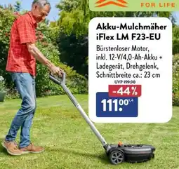 Aldi Nord Akku-Mulchmäher iFlex LM F23-EU Angebot