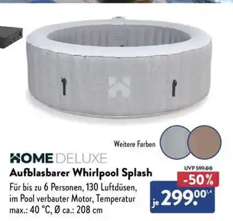 Aldi Nord Aufblasbarer Whirlpool Splash Angebot