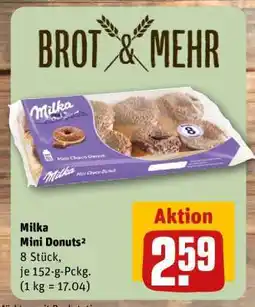 REWE Milka Mini Donuts² Angebot