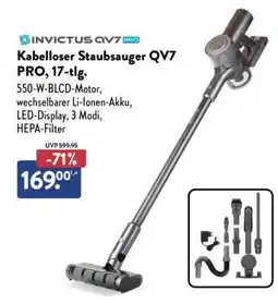 Aldi Nord Kabelloser Staubsauger QV7 PRO, 17-tlg Angebot