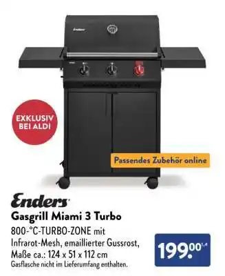 Aldi Nord Gasgrill Miami 3 Turbo Angebot