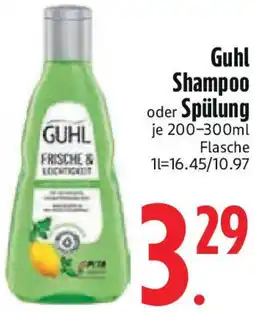 Edeka Guhl Shampoo oder Spülung Angebot