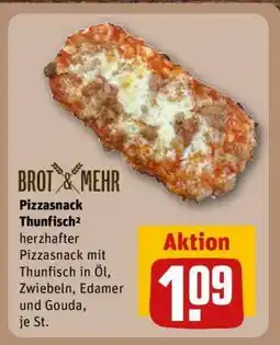 REWE Pizzasnack Thunfisch² Angebot