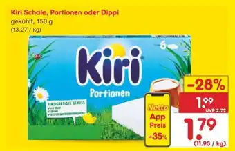 Netto Marken-Discount Kiri Schale, Portionen oder Dippi Angebot