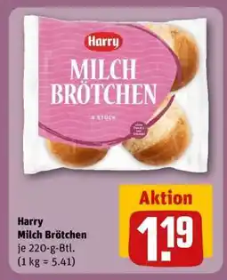REWE Harry Milch Brötchen Angebot