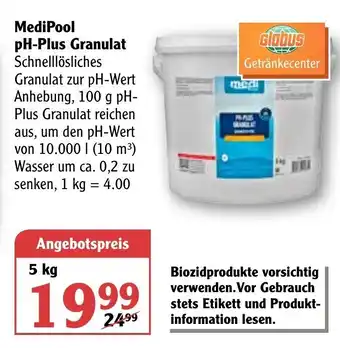 Globus MediPool pH Plus Granulat 5kg Angebot