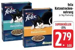 Edeka felix Katzentrockennahrung Angebot