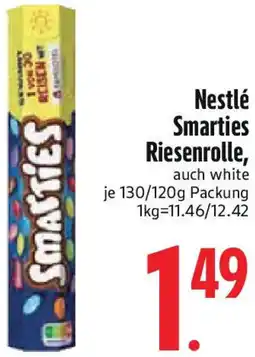 Edeka Nestlé Smarties Riesenrolle Angebot