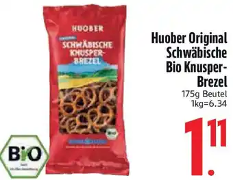 Edeka Huober Original Schwäbische Bio Knusper Brezel Angebot