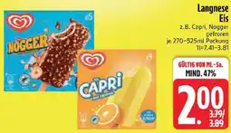 Edeka Langnese Eis Angebot