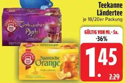 Edeka Teekanne Ländertee Angebot