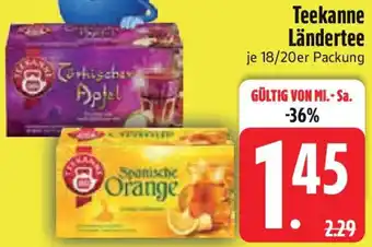 Edeka Teekanne Ländertee Angebot