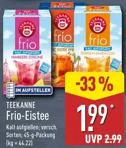 Aldi Nord TEEKANNE Frio-Eistee Angebot