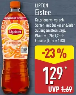 Aldi Nord LIPTON Eistee Angebot