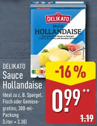 Aldi Nord DELIKATO Sauce Hollandaise Angebot