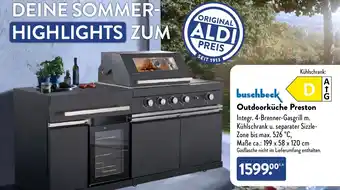 Aldi Nord buschbeck Outdoorküche Preston Angebot