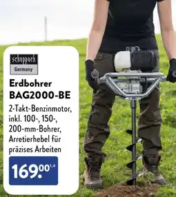 Aldi Nord Scheppach Erdbohrer BAG2000-BE Angebot