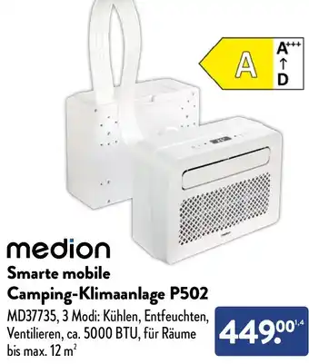 Aldi Nord Medion Smarte mobile Camping-Klimaanlage P502 Angebot