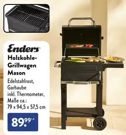 Aldi Nord Enders Holzkohle Grillwagen Mason Angebot