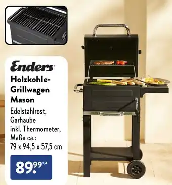 Aldi Nord Enders Holzkohle Grillwagen Mason Angebot