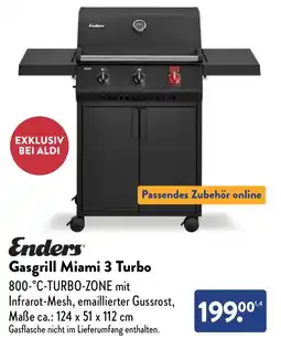 Aldi Nord Enders Gasgrill Miami 3 Turbo Angebot