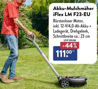 Aldi Nord YARD FORCE Akku-Mulchmäher iFlex LM F23-EU Angebot