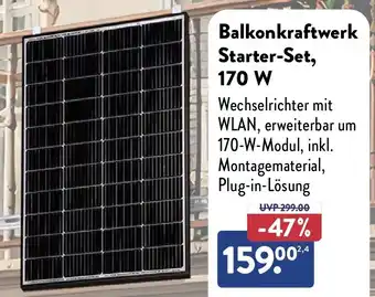 Aldi Nord YARD FORCE Balkonkraftwerk Starter-Set, 170 W Angebot