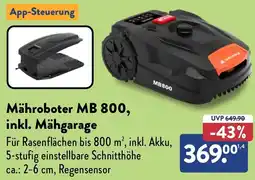 Aldi Nord YARD FORCE Mähroboter MB 800, inkl. Mähgarage Angebot
