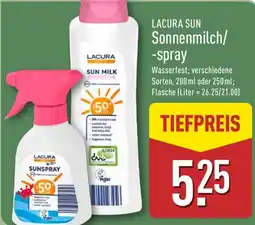 Aldi Nord LACURA SUN Sonnenmilch/ -spray Angebot