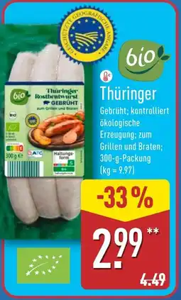 Aldi Nord Thüringer Angebot