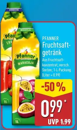 Aldi Nord PFANNER Fruchtsaftgetränk Angebot