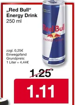 Woolworth Red Bull Energy Drink Angebot