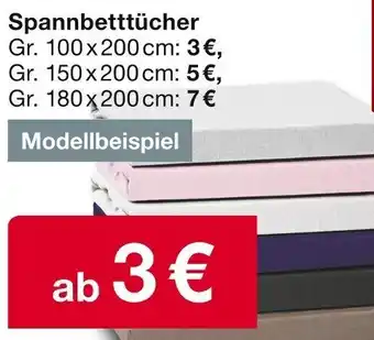 Woolworth Spannbetttücher Angebot
