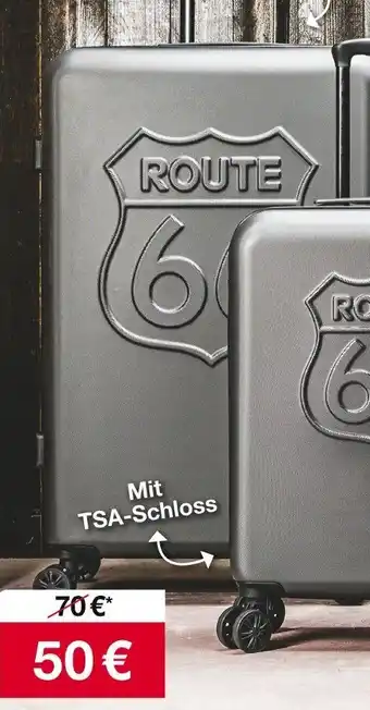 Woolworth ROUTE 66 Hartschalenkoffer Angebot