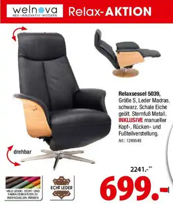 Zurbrüggen Welnova Relaxsessel 5039 Angebot