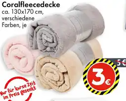 TEDi Coralfleecedecke Angebot