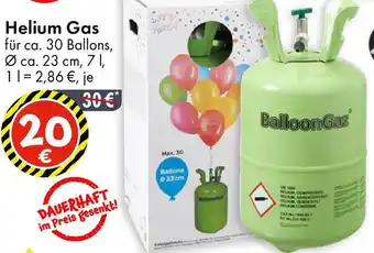 TEDi Helium Gas Angebot